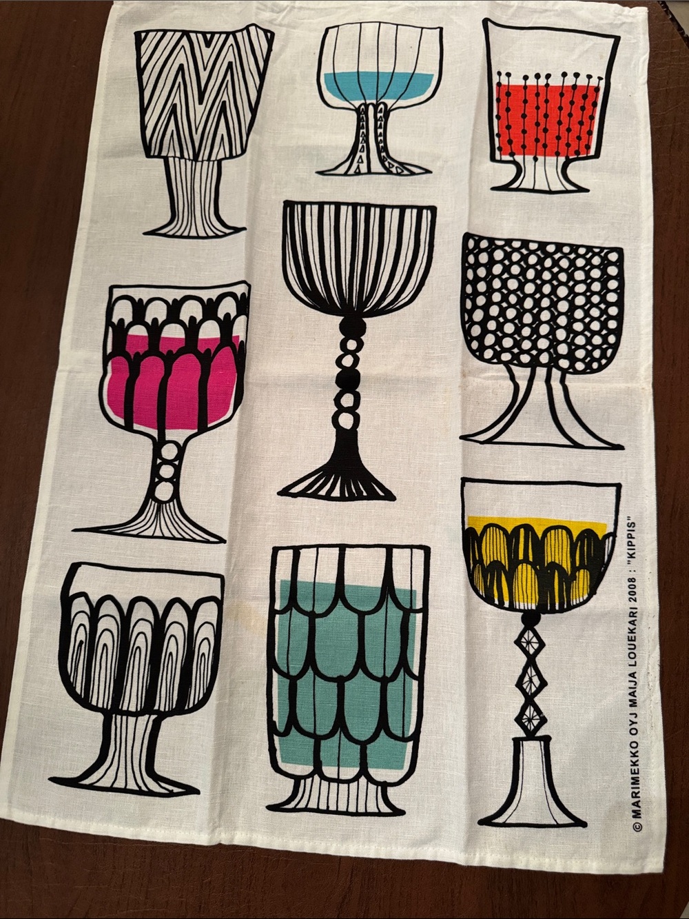 Marimekko Tea Towel “Kippis” 2008